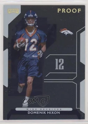 2006 Playoff NFL Playoffs Rookie Gold Proof /100 Domenik Hixon #129 Rookie RC - Image 1 of 2