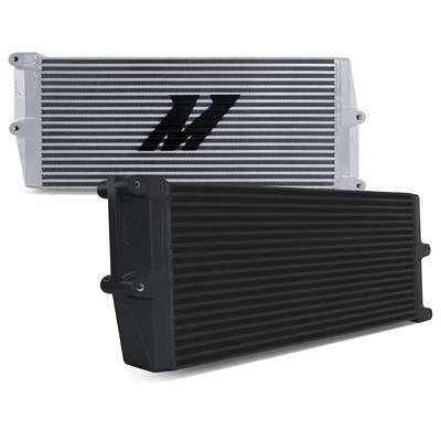 Mishimoto Universal Heavy-Duty Oil Cooler 17" Core, Opposite-Side Outlets, Black - Image 1 of 4