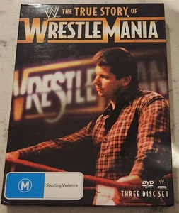 WWE-The True Story of Wrestlemania (DVD, 2010, 3-Disc Set) Region 4 - Picture 1 of 4