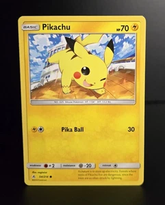 Pokémon TCG - PIKACHU - 54/214 - SUN & MOON: UNBROKEN BONDS (2019) - MP/LP - Picture 1 of 4