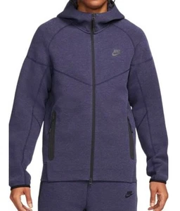 Nike Tech Fleece Windrunner Full-Zip Hoodie Obsidian Blue Men’s Sz M FB7921-473 - Picture 1 of 4