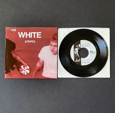 The White Stripes, Let's Shake Hands 7" Vinyl 2nd Pressing 2002 VG+/EX Cond - Image 1 of 4