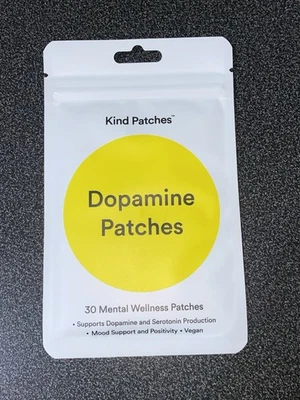 TIPO ORIGINAL DOPAMINA GENUINA Bienestar Mental Happy Patches Suministro para 30 Días Foto 1 de 2