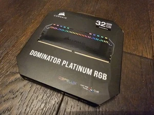 Corsair Dominator Platinum RGB DDR4 4000 MHZ 32GB RAM (2x16GB) - Picture 1 of 6