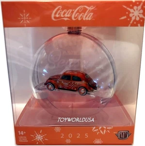M2 Machines 1953 VW Beetle Deluxe European 2025 Christmas Holiday Ornament - Picture 1 of 2