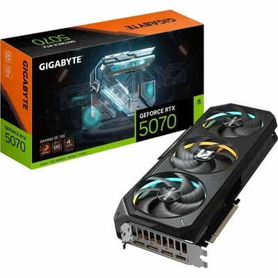 Gigabyte NVIDIA GeForce RTX 5070 GV-N5070GAMING OC-12GD 12 GB GDDR7 Graphic Card - Image 1 of 4