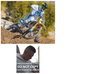Brandon Hartranft Supercross Motocross racer signed 8x10 photo COA proof auto - Picture 1 of 2