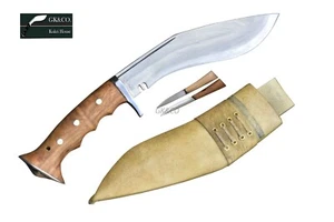8" Klinge Irak Panawal, Angkhola Gurkha Kukri Messer Handarbeit von GK&CO in Nepal  - Bild 1 von 9