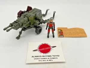 1982 H.A.L. & Grand Slam con tarjeta de archivo completa GI Joe HAL vehículo y figura - Imagen 1 de 3