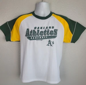 Oakland A's Leichtathletik Shirt Jungen Größe Large 12-14 NEU MLB Baseball - Bild 1 von 9