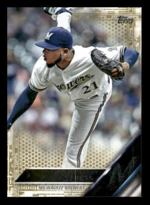 2016 Topps #544 Jeremy Jeffress /2016 Gold Milwaukee Brewers - Image 1 of 2