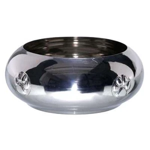 Unspill-a-Bowl® Ciotola per Cani in Acciaio Inox - Modello Zampe | Senza Sversamento, Orecchie Lunghe, S - Foto 1 di 15