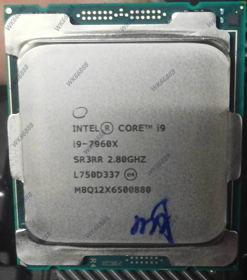 Intel Core i9-7960X 16-Core 2.8-4.2GHz 32Thr 22MB LGA-2066 165W CPU processor - Image 1 of 1