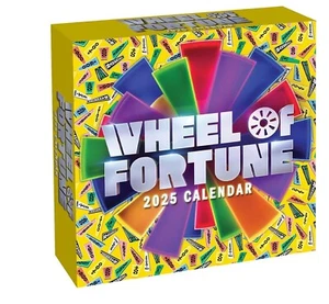 Wheel of Fortune 2025 Day-To-Day Calendar 2025 Desk Calendar - Picture 1 of 4