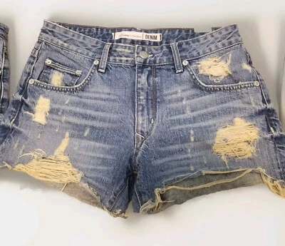 Lovers and Friends Woman's Denim Shorts Distressed Jean Size 26  Foto 1 de 3
