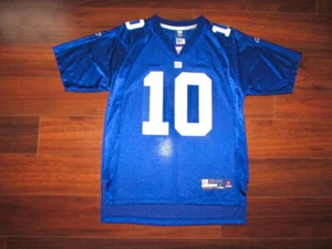 REEBOK NFL ~ Boys Large 14/16 ~ 2008 Superbowl XLII NY Giants MANNING #10 Jersey - Picture 1 of 5