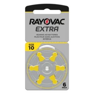 6 celle x apparecchi acustici extra Rayovac batterie dimensioni 10 * aria zinco * 0% mercurio - Foto 1 di 2