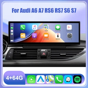 Android 14 Autoradio für Audi A6 A7 S6 S7 2012-2018 Carplay TouchScreen GPS NAVI - Bild 1 von 18