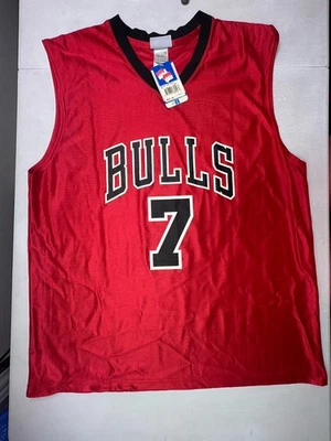 Chicago Bulls BEN GORDON jersey XL NBA Elevation Promo Red #7 NWOT **FLAW - Image 1 of 4