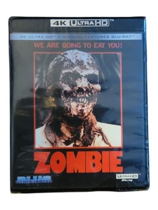Zombie 4K Ultra HD Blu-ray Sealed New 1979 Film Blue Underground Release - Picture 1 of 2