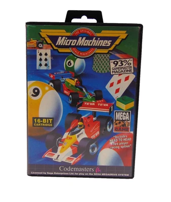 Micro Machines Sega Megadrive Game, Boxed With Instructions, Tested And Working  - Image 1 of 4
