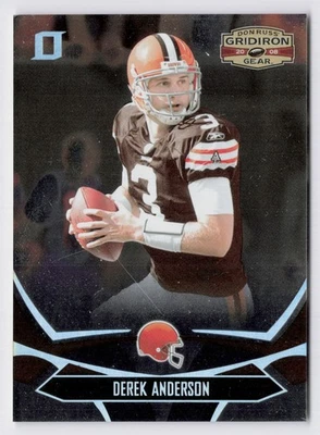2008 Donruss Gridiron Gear Derek Anderson #23 O's /250 克利夫兰布朗 — 第 1/2 张图片