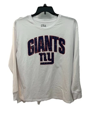 Camiseta blanca manga larga NY Giants para hombre talla M Foto 1 de 4