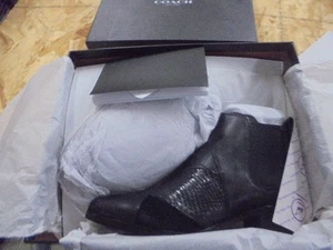 Coach Damenschuhe Größe 5 M schwarz Suffolk Patchwork - Bild 1 von 5