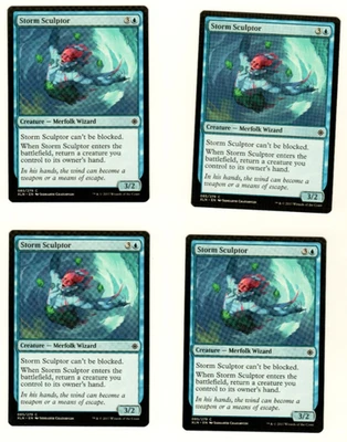 Set Of 4 Storm Sculptor Ixalan 85/279 Common Magic the Gathering MTG Card - Image 1 of 4
