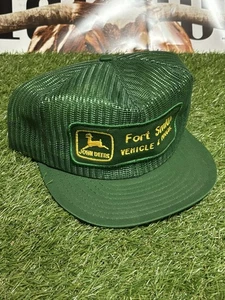 Vintage John Deere Full Mesh Snapback Trucker Mütze 70’s Louisville Manufacturing Cap - Bild 1 von 6