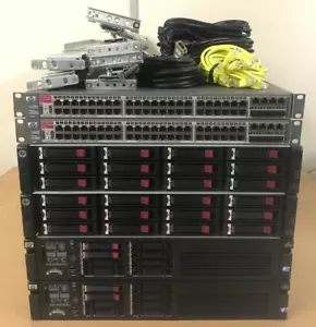 HP DL380 G7 24-Core 256GB RAM HP MSA2012i 1GB iSCSI 7.2TB Server SAN Build - Picture 1 of 3