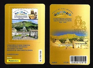 Italia 2021 - Santuario di Oropa - tessera filatelica - Picture 1 of 1