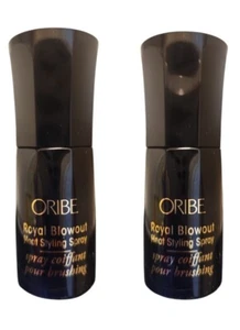 Oribe Royal BLOWOUT Heat Styling Spray Mini 0.67 oz. Deluxe Travel Size New 2PC - Picture 1 of 2