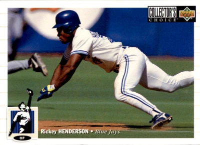 RICKEY HENDERSON 1994 Upper Deck Collector's Choice #131 Baseball Trading Card - Image 1 of 3