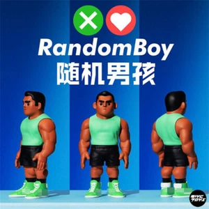 RANDOM BOY 100PCS Limited Fashion Collectibles Figure Painted Model New In Stock - Picture 1 of 12