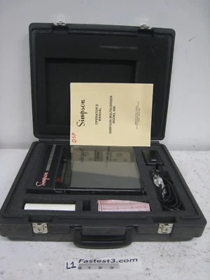 Simpson 606 Multicorder Portable Flatbed Chart Recorder With Digital Display - Image 1 of 4