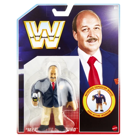 Mean Gene Okerlund - WWE Retro Series 11 Mattel Toy Wrestling Action Figure Cover