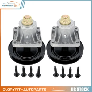 2 Spindle Assembly For Cub Cadet LT1045 LT1046 46" Deck 618-04123 918-04123 - Picture 1 of 24
