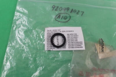 NOS OEM Kawasaki Oil Seal 1979-1983 KZ1300-A1 KZ550-F1 KZ750-N2 92049-1027 - Image 1 of 3