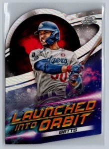 Topps Chrome Cosmic 2022 #LIO-6 Mookie Betts lanzado en órbita - Imagen 1 de 2
