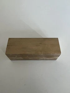 Messing, Vierkant 40mm x 40mm x 110mm, MS 58, Reststück, CuZn39Pb3, Fräsen, CNC - Bild 1 von 2