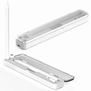 2in1 Wireless Charging Station PowerBank Box For Apple Pencil 1/2 1st & 2nd Gen - Picture 1 of 9