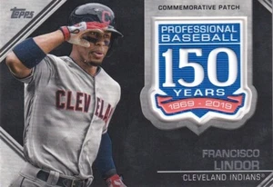 Topps 2019 Baseball Francisco Lindor #AMP-FL 150TH ANNIVERSARY SERIES 2 PATCH - Bild 1 von 2