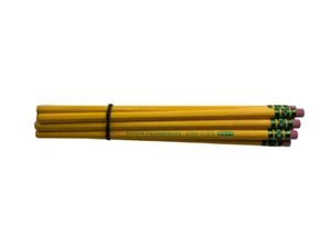 12 Ticonderoga 1388 2/HB Soft Pencils No. 2 Dixon New No Box School Write Erase - Picture 1 of 4