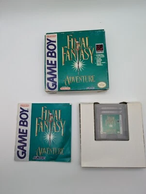 Final Fantasy Adventure Gameboy con caja y manual - Tiene desgaste Foto 1 de 4