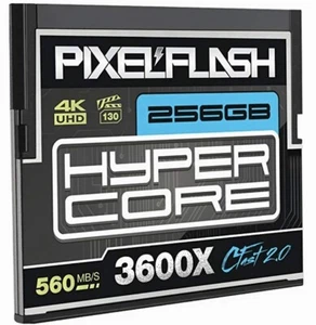 Pixel Flash 2Pk CFast 256GB 3600/3400 HyperCore 560-520MB/-SATA3 + Andycine case - Picture 1 of 3
