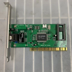 D-Link DFE-530TX+ Fast Ethernet Network Wired Adapter 10/100 PCI Card - Picture 1 of 3