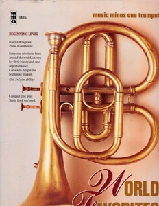 Libro de música: música menos una trompeta, favoritos del mundo, nivel principiante - Imagen 1 de 5