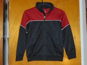 M&S Zip Sweatshirt Top Cotton Rich Colourblock L/S 9-10y 140cm Black Mix BNWT - Picture 1 of 1