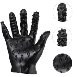 BDSM Tool OLO Improve Pleasure Lady Hand Finger Massage Silicone Glove Massager - Picture 1 of 27